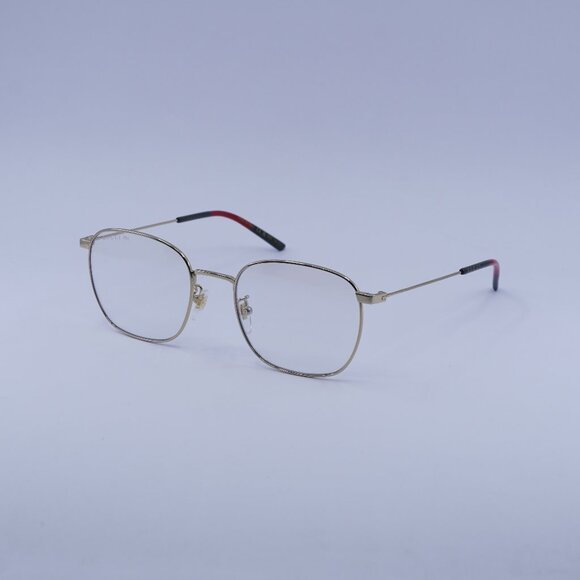 Gucci GG0681S 001 Sunglasses Gold Square Frame, Clear Photochromic Lenses - Picture 1 of 10